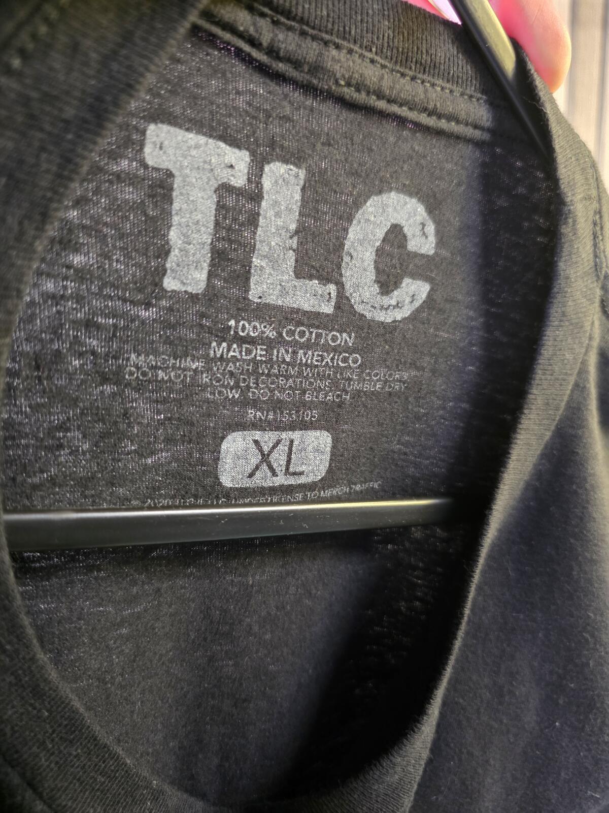 TLC Graphic Band T-Shirt No Scrubs Black XL