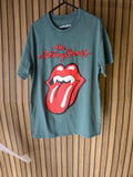 The Rolling Stones Graphic T-Shirt Green Red S