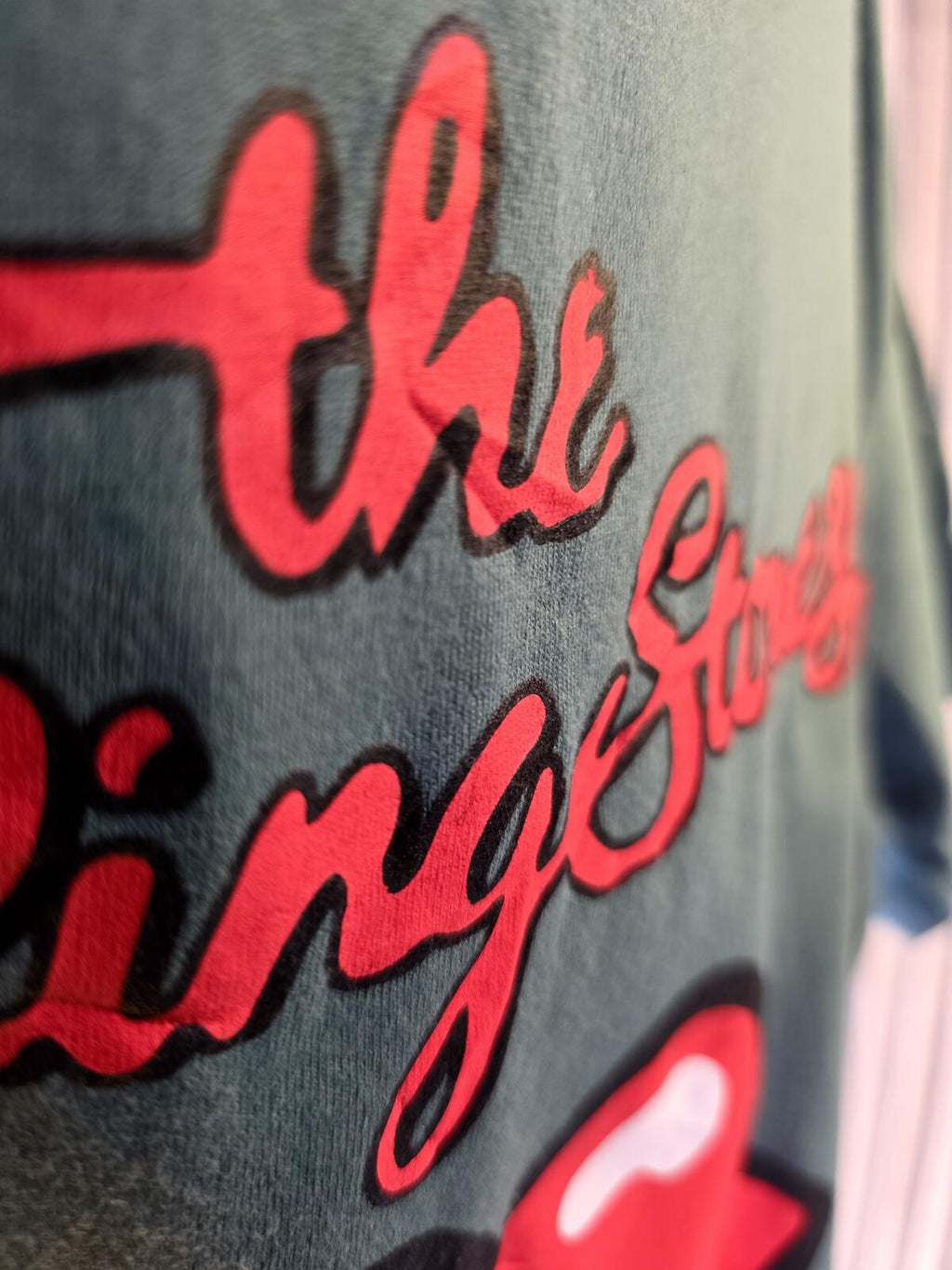 The Rolling Stones Graphic T-Shirt Green Red S