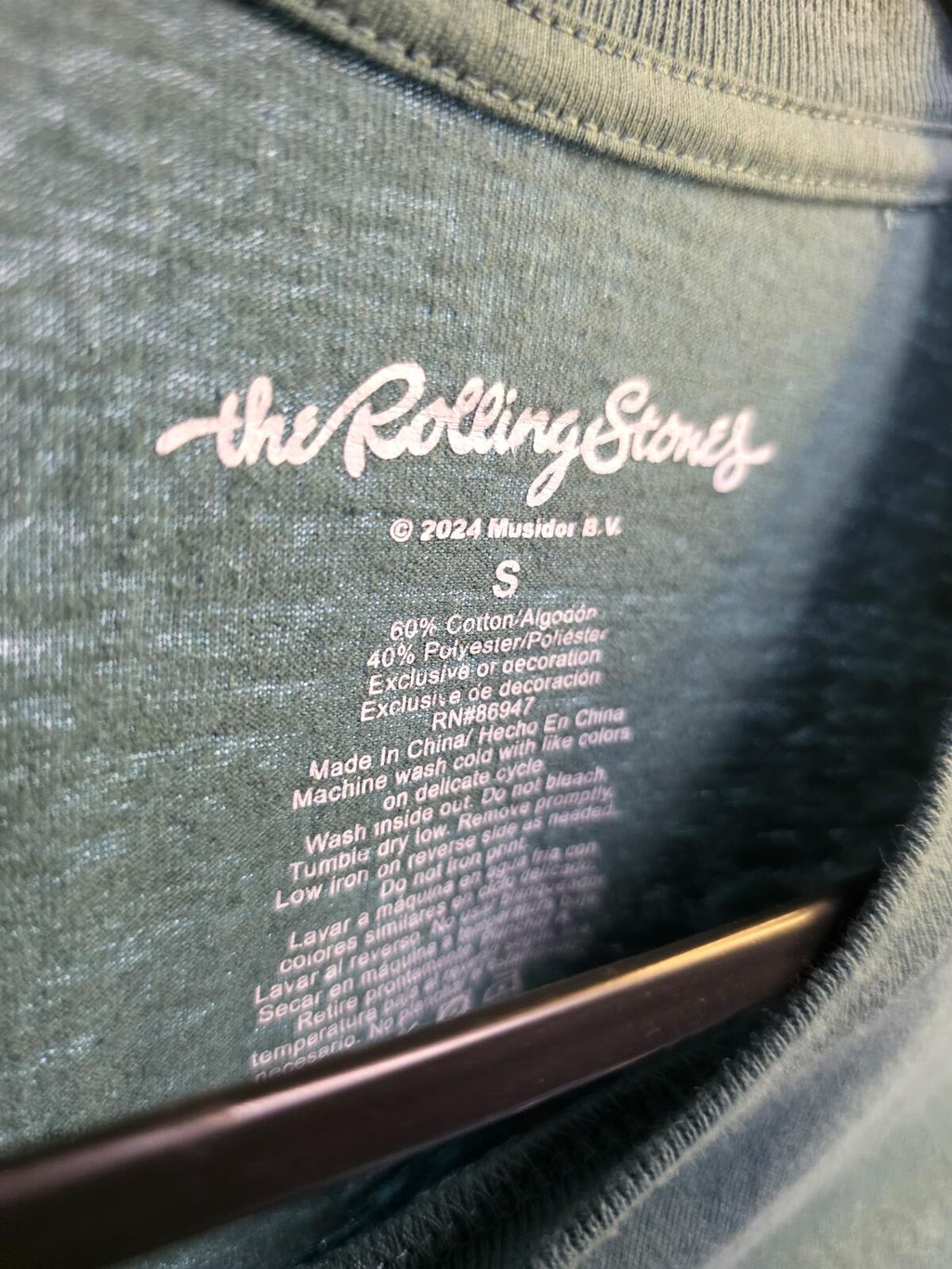The Rolling Stones Graphic T-Shirt Green Red S