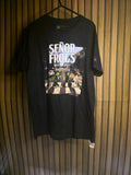 Señor Frogs Black Graphic Print T-Shirt Medium