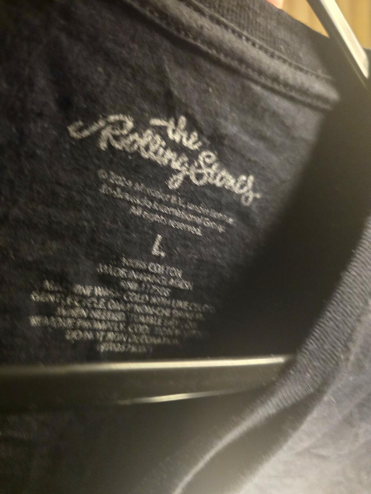 The Rolling Stones Graphic T-Shirt Black Size L