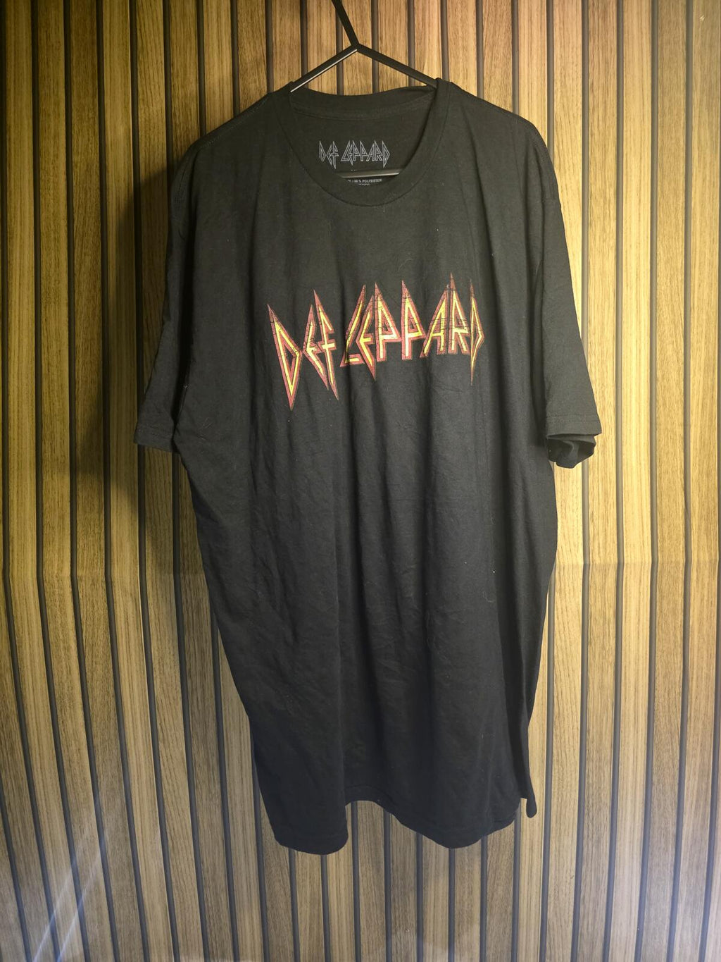 Def Leppard Band T-Shirt Black XL