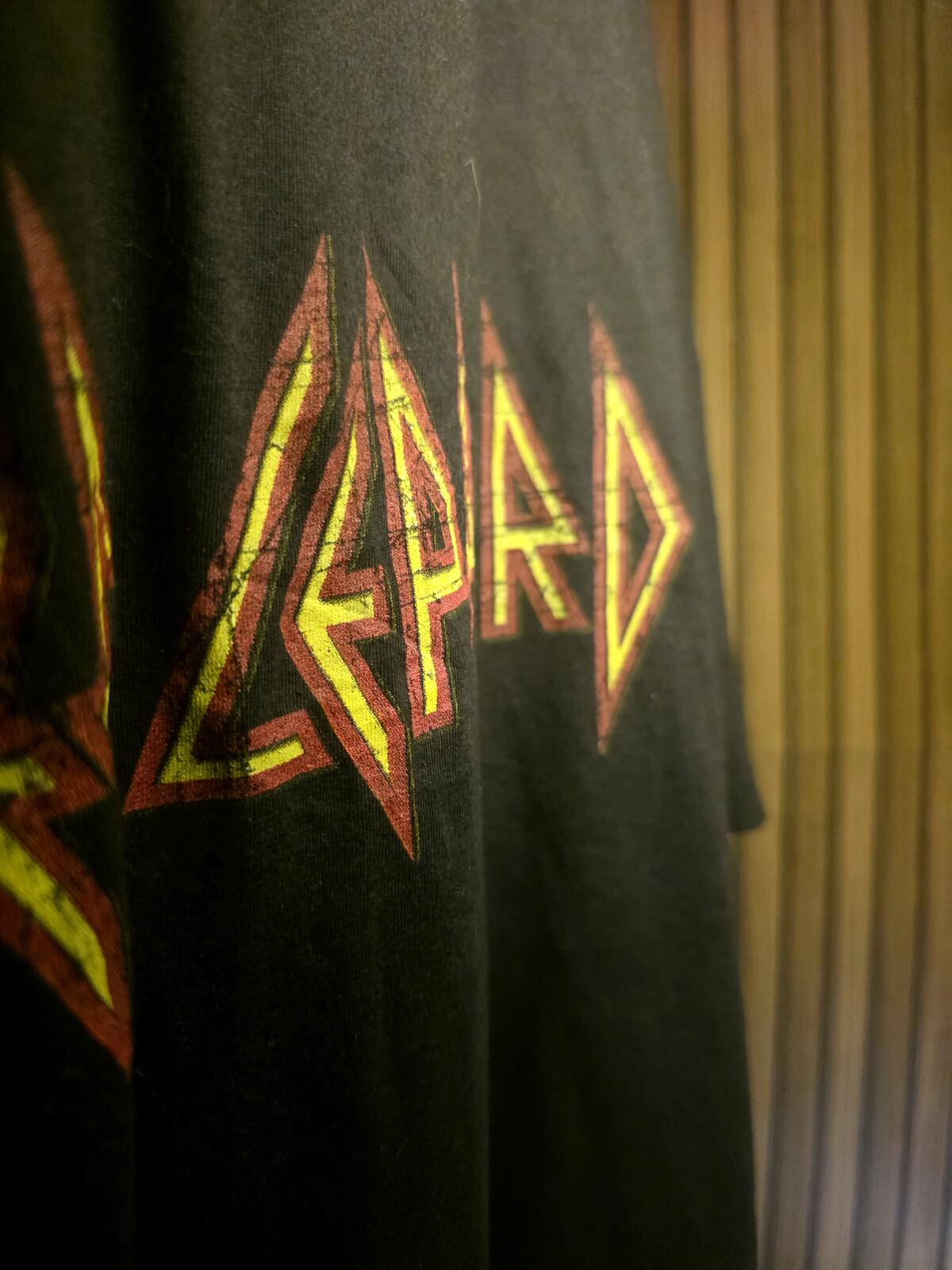 Def Leppard Band T-Shirt Black XL