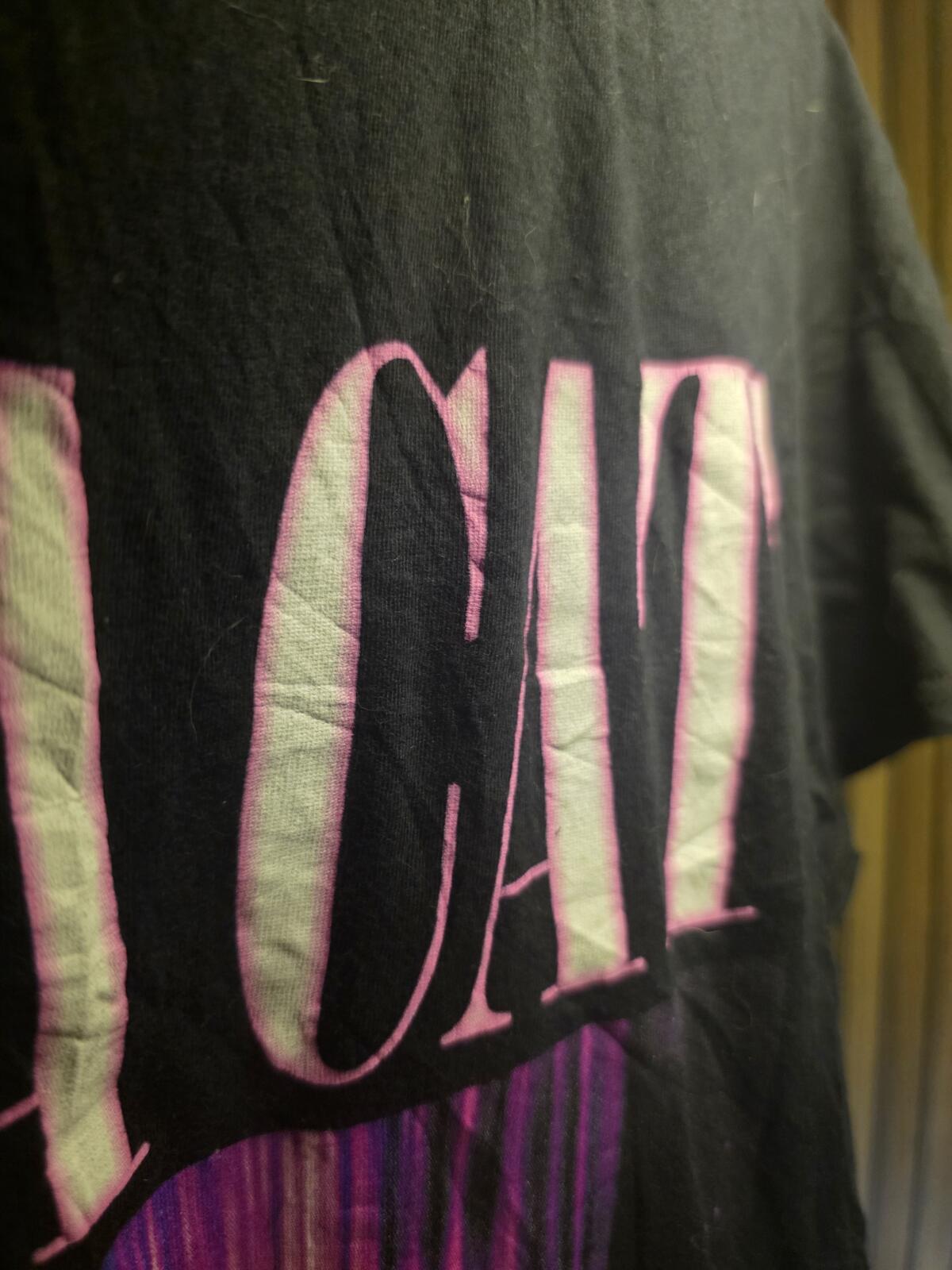 Doja Cat Graphic T-Shirt Black Pink Small