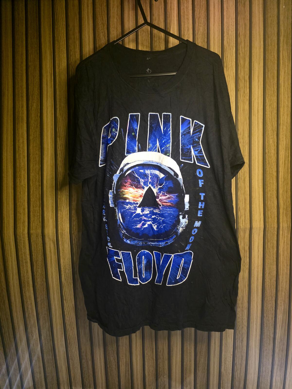 Pink Floyd The Dark Side of the Moon Graphic Black T-Shirt Size L