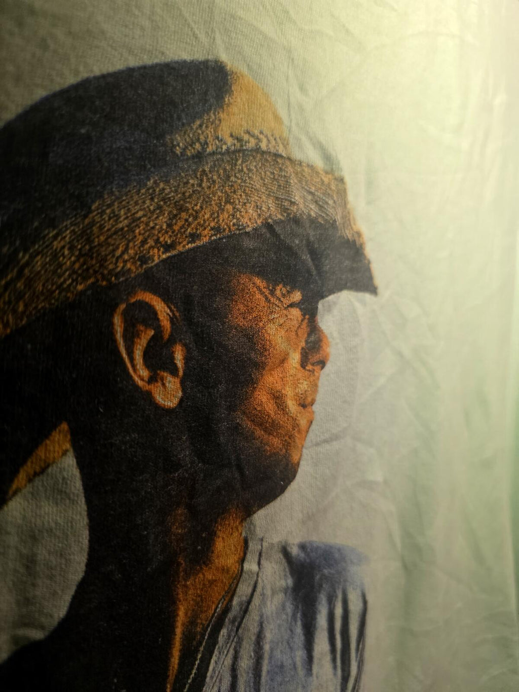 Kenny Chesney The Big Revival Tour 2015 Graphic T-Shirt Light Green Small