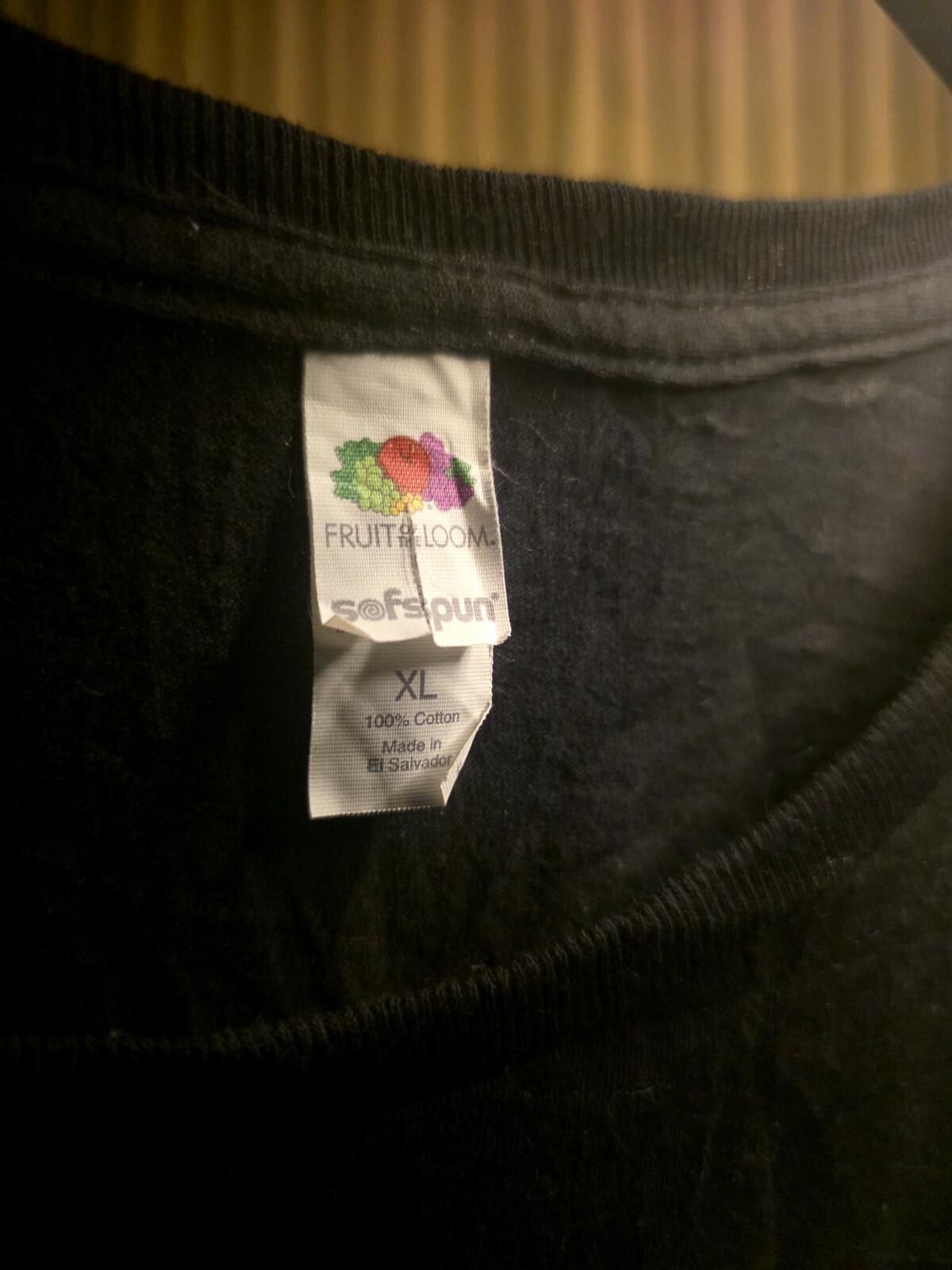 Fruit of the Loom Governors Ball NYC 2018 Tour T-Shirt Black XL