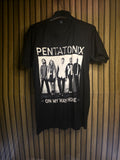 Pentatonix On My Way Home Tour Black T-Shirt Size M