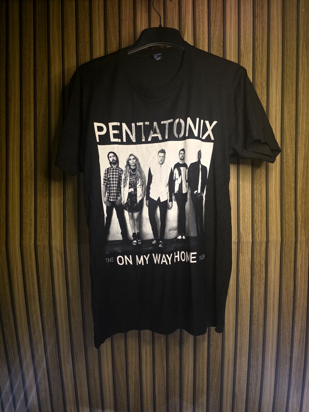 Pentatonix On My Way Home Tour Black T-Shirt Size M