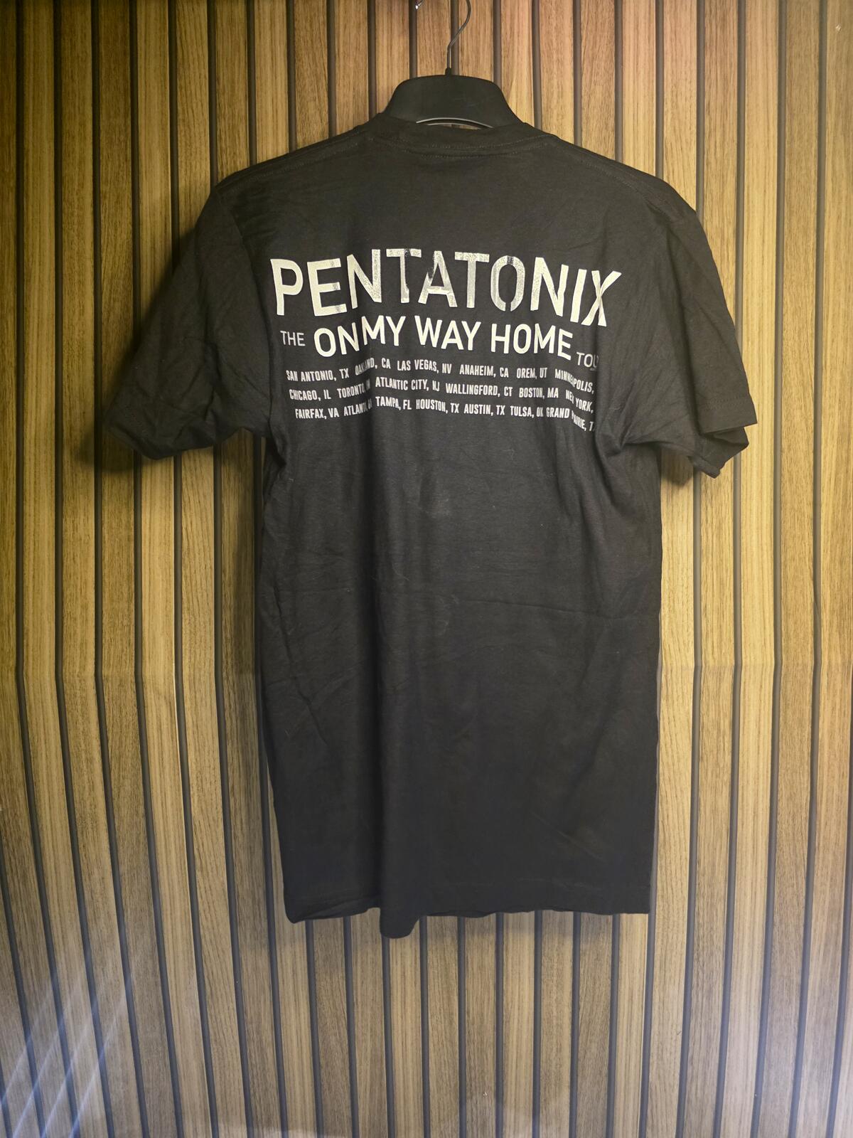 Pentatonix On My Way Home Tour Black T-Shirt Size M