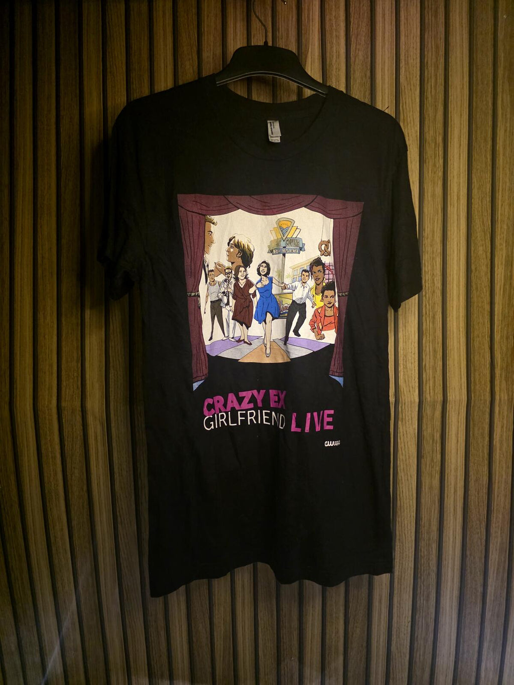 American Apparel Crazy Ex-Girlfriend Live Tour Graphic T-Shirt Black Medium