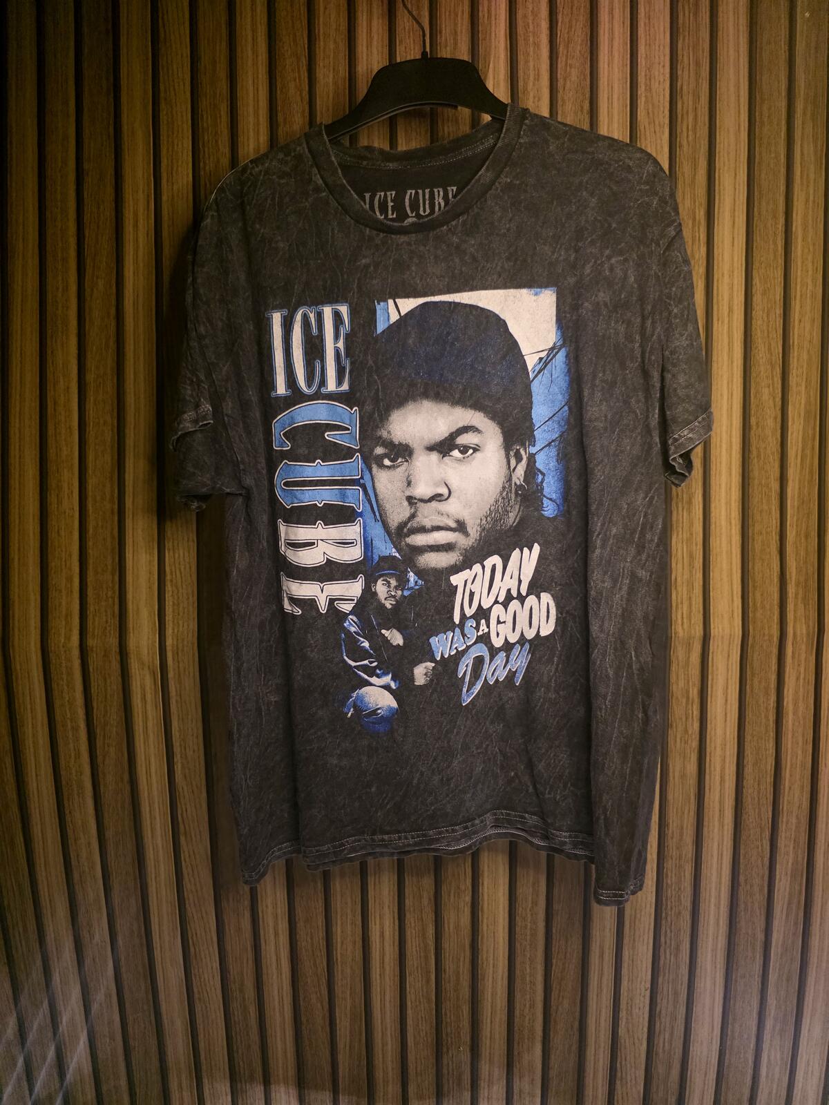 Ice Cube Graphic T-Shirt Today Was A Good Day Black Large
