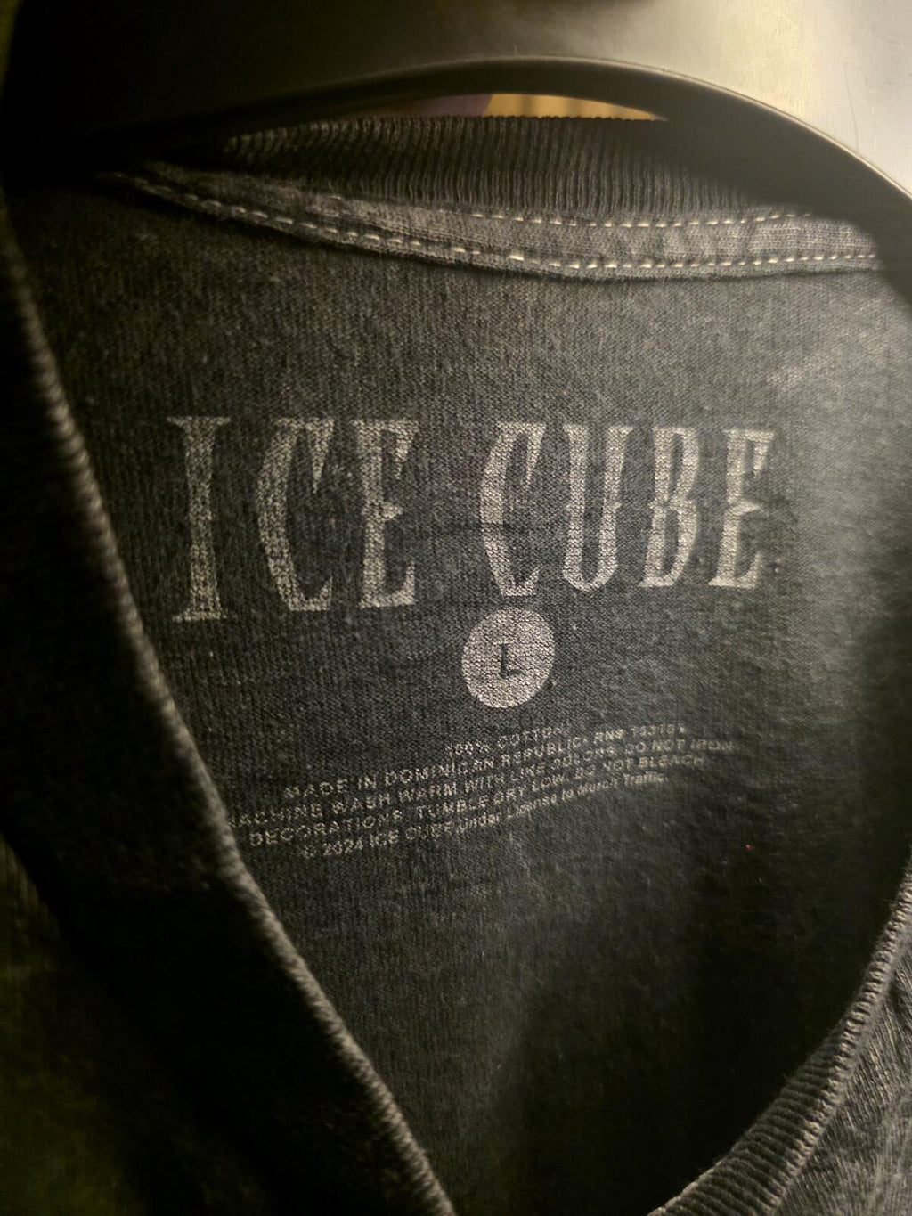 Ice Cube Graphic T-Shirt Today Was A Good Day Black Large