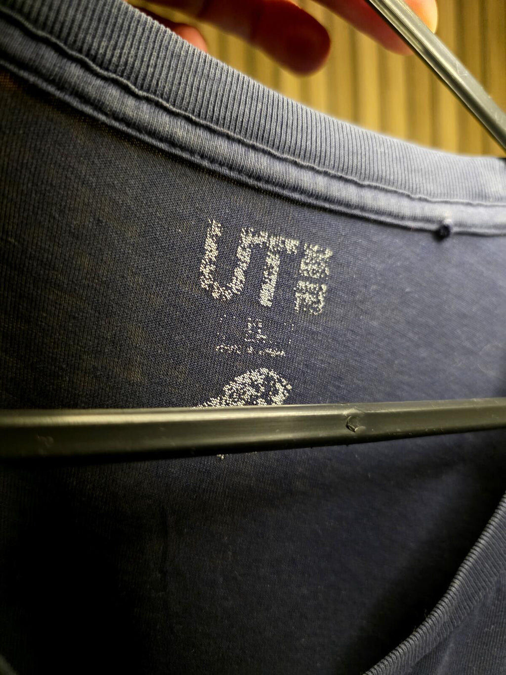 Uniqlo UT Anime Graphic T-shirt Navy Blue Size L