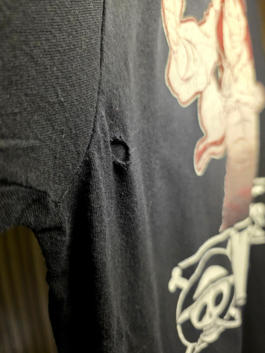 Ripple Junction One Piece Luffy Graphic Black T-Shirt Medium
