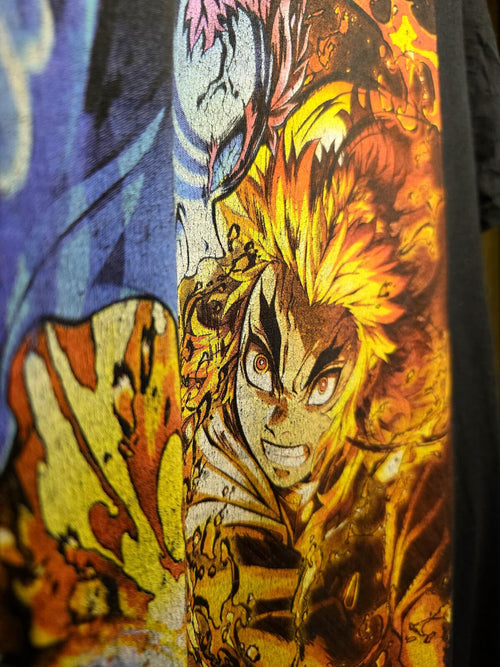 Aniplex Demon Slayer Graphic T-Shirt Black Large