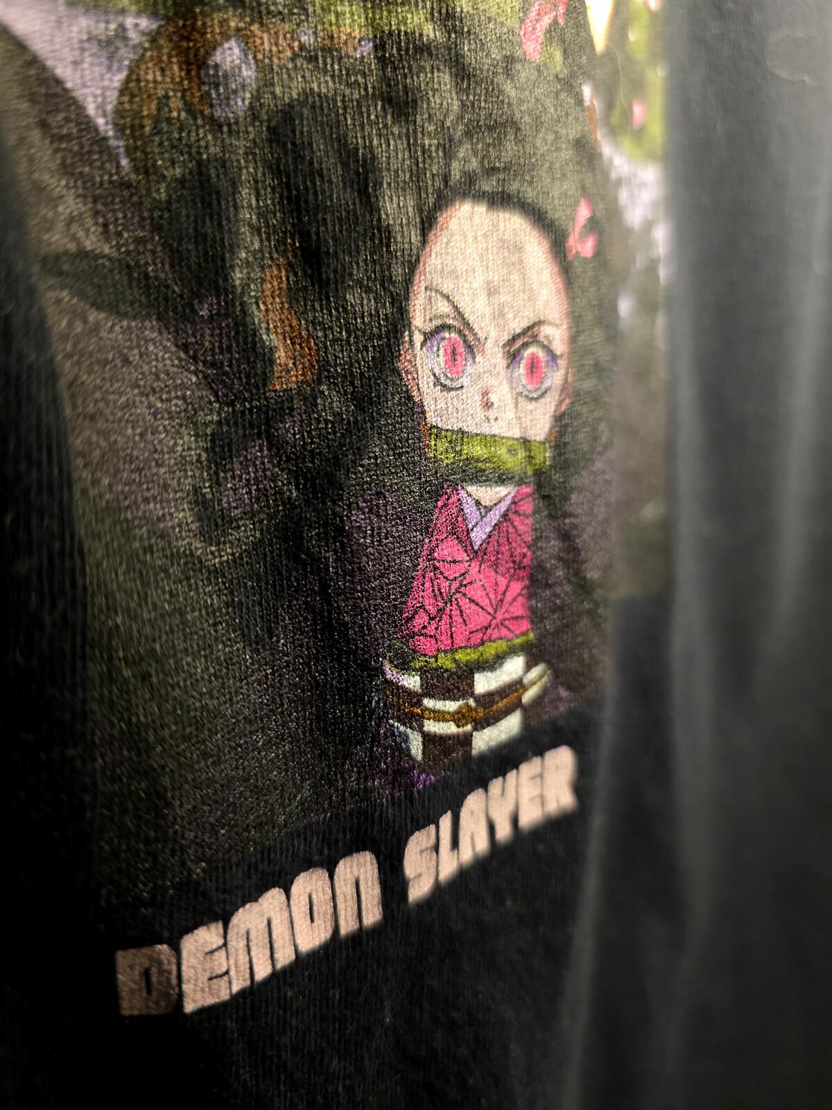 Demon Slayer Graphic T-Shirt Black Small