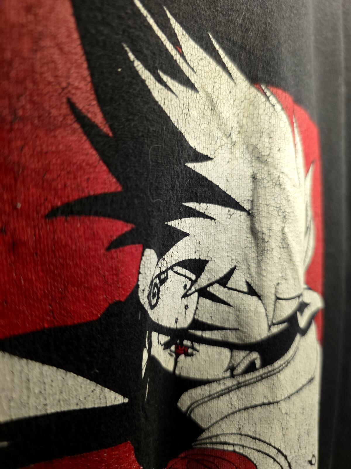 Naruto Shippuden Kakashi Graphic T-Shirt Black Large