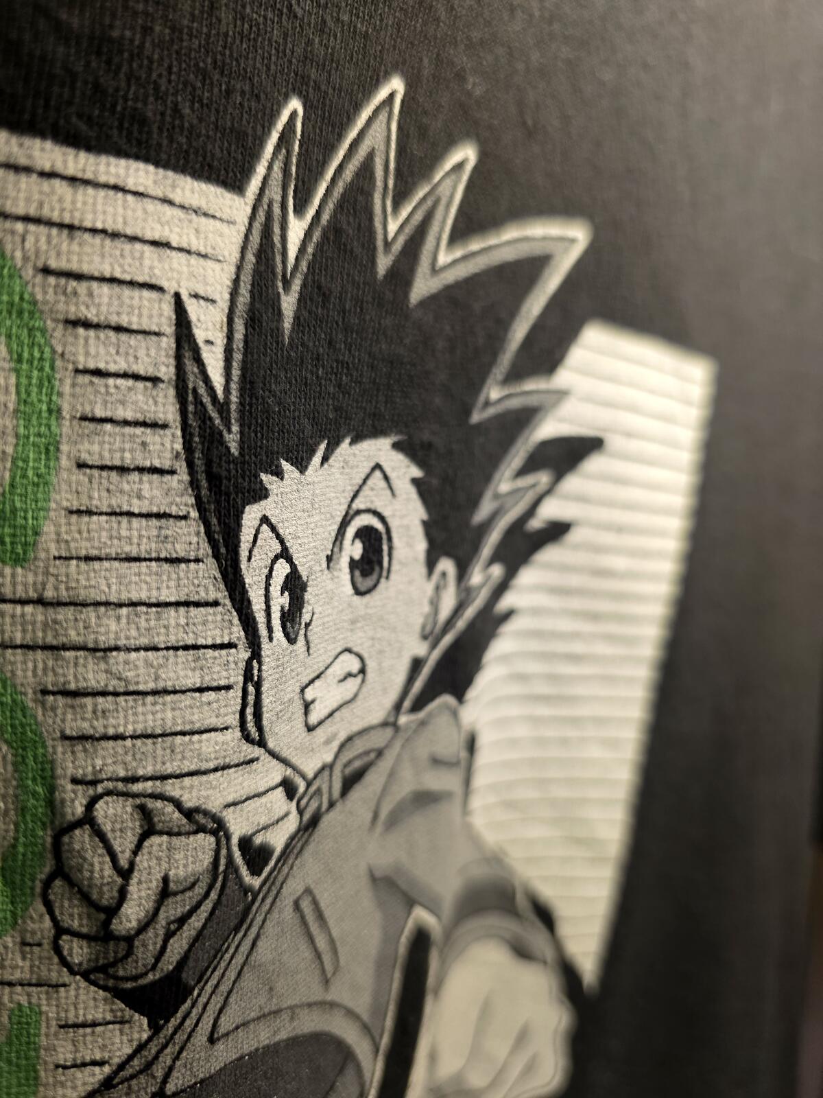 Hunter x Hunter Gon Graphic T-shirt Black Medium