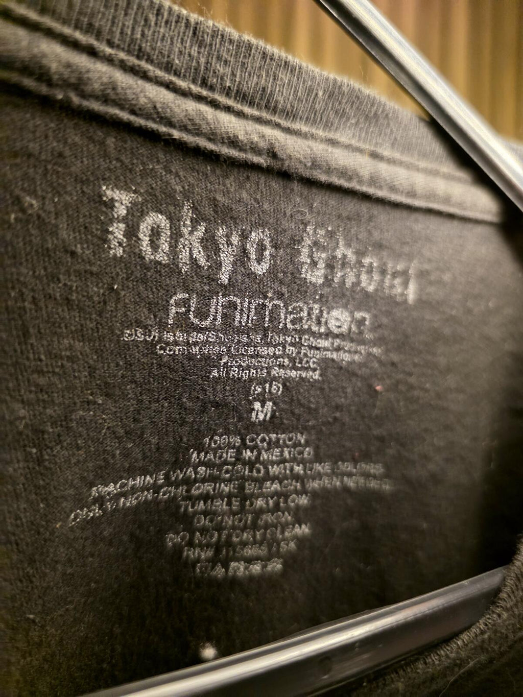 Funimation Tokyo Ghoul Kaneki Graphic T-Shirt Black Medium