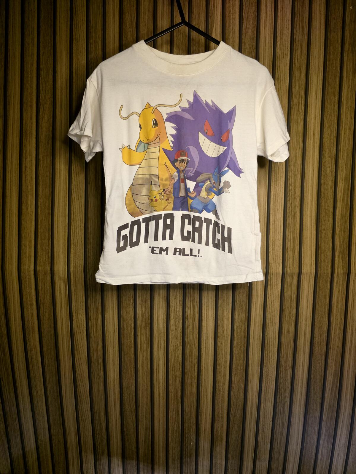 Pokémon Kids Gotta Catch 'Em All Graphic T-Shirt White Size 8
