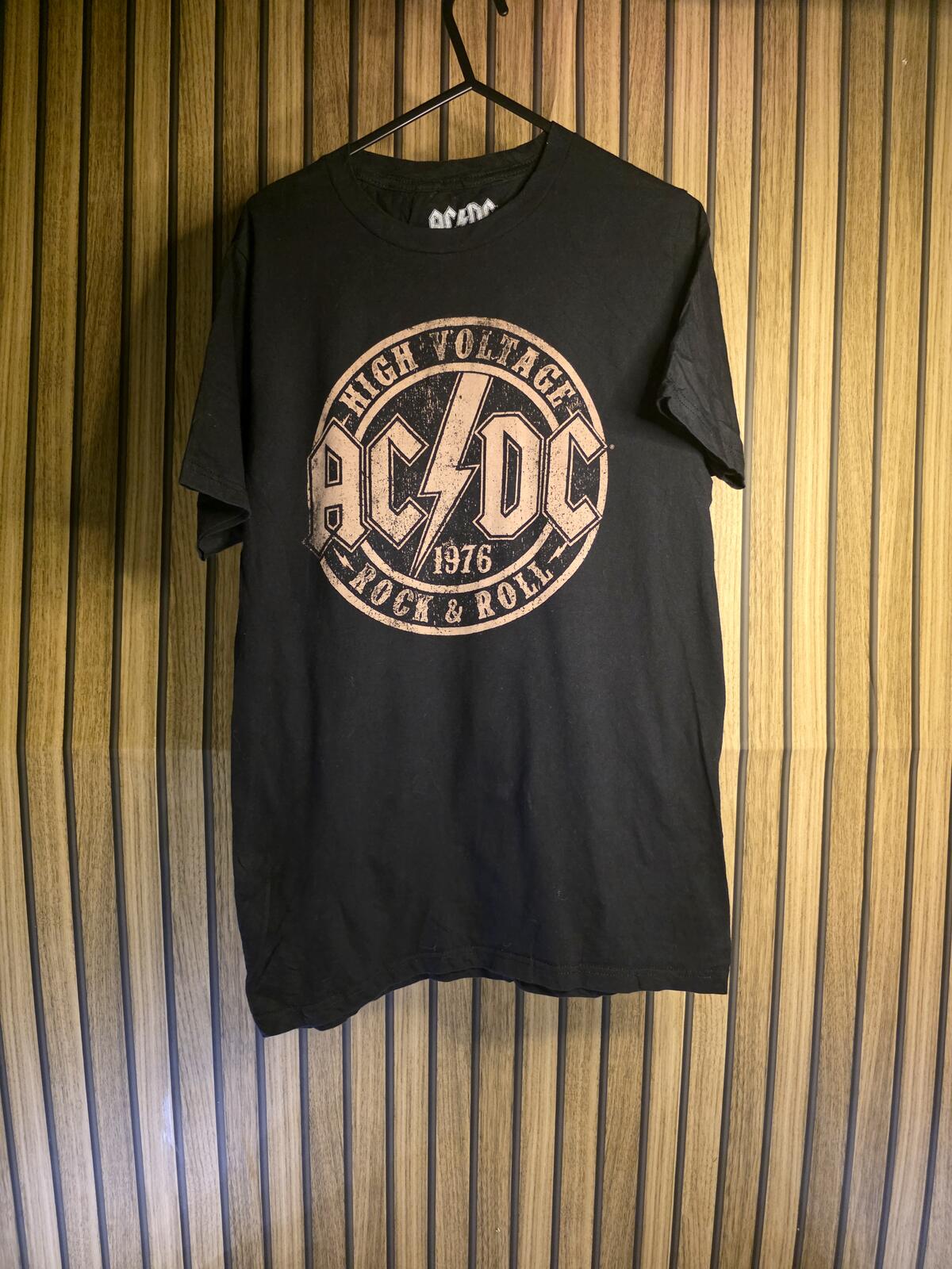AC/DC High Voltage Rock & Roll Black T-Shirt Size S