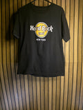Hard Rock Cafe New York Black Graphic T-Shirt Youth Boys Fit