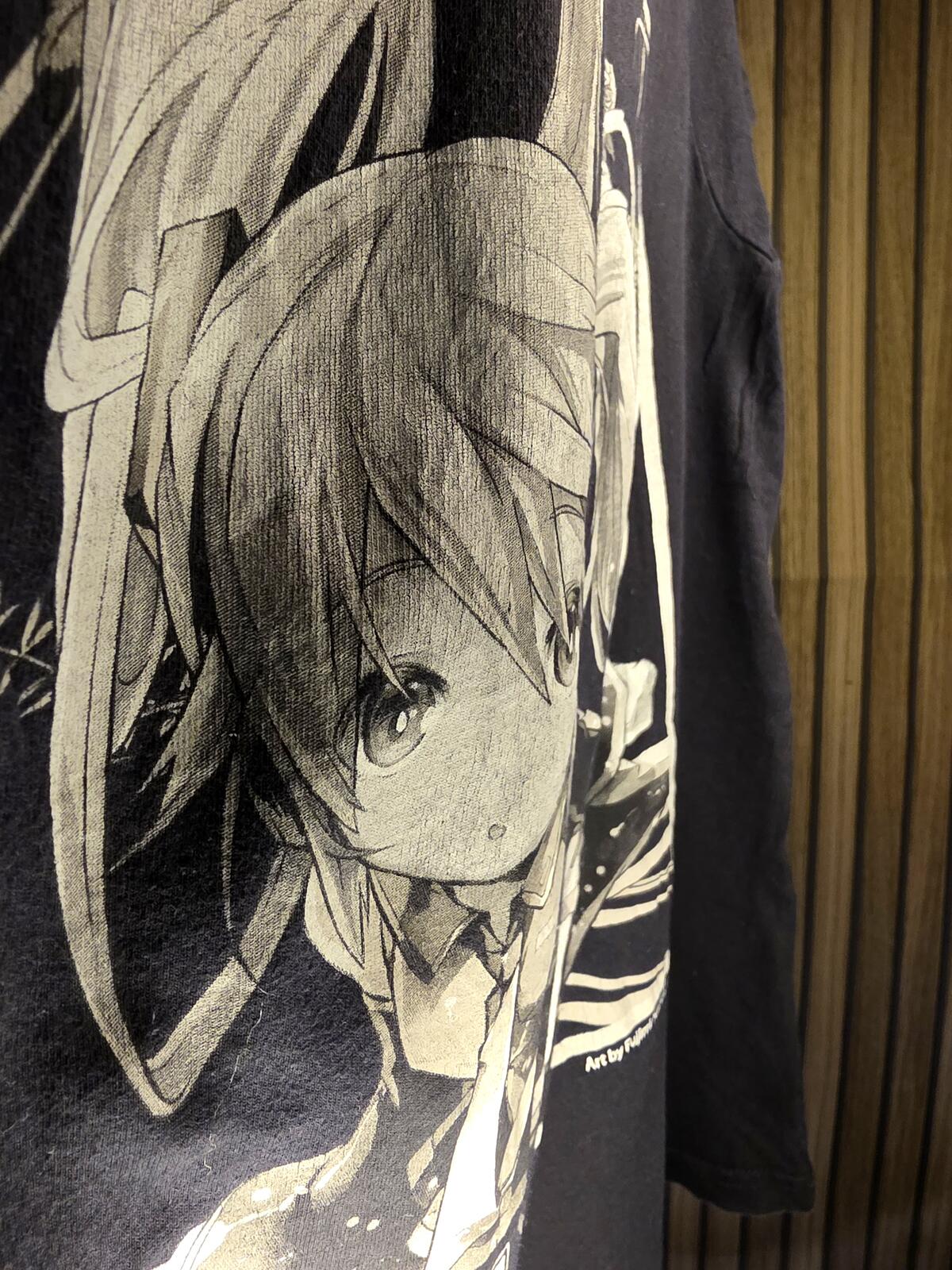 Fujimi Nanna Graphic Anime Black T-Shirt Size Small