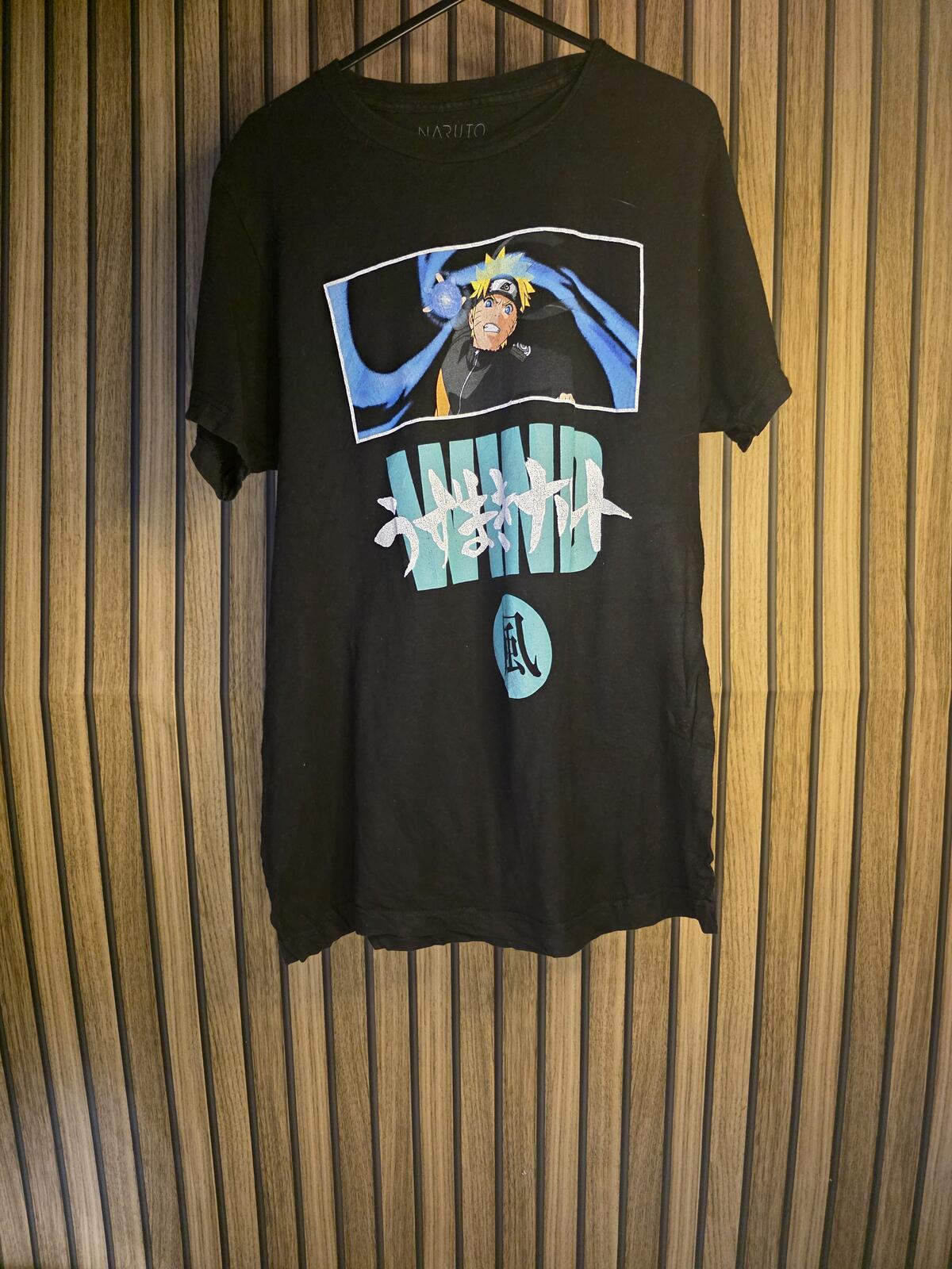 Naruto Graphic Black T-Shirt Size S