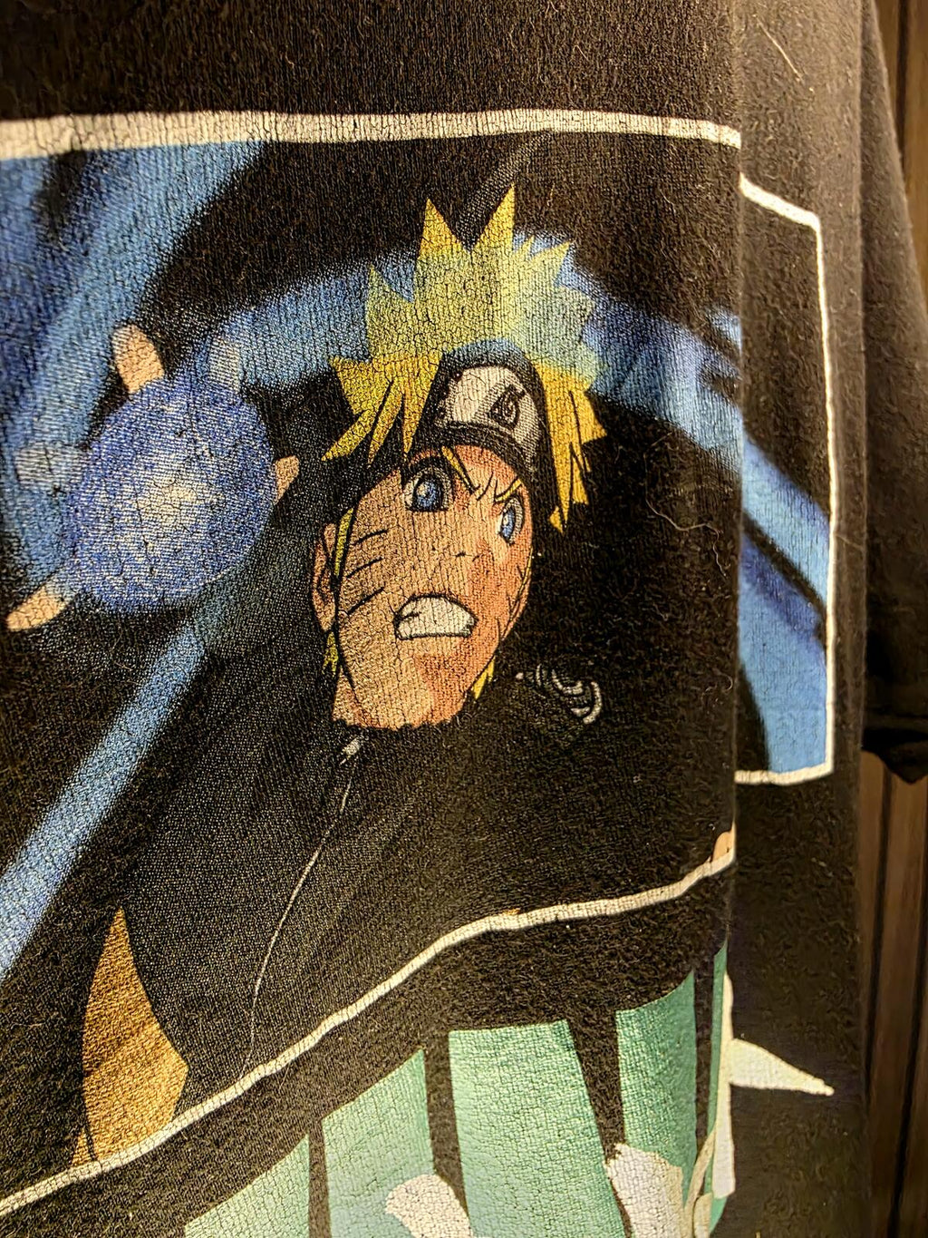Naruto Graphic Black T-Shirt Size S