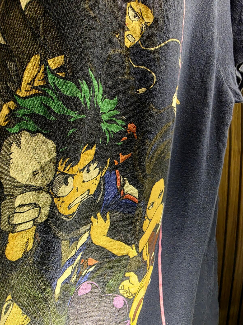 Marvel My Hero Academia Graphic T-shirt Navy Blue Size S