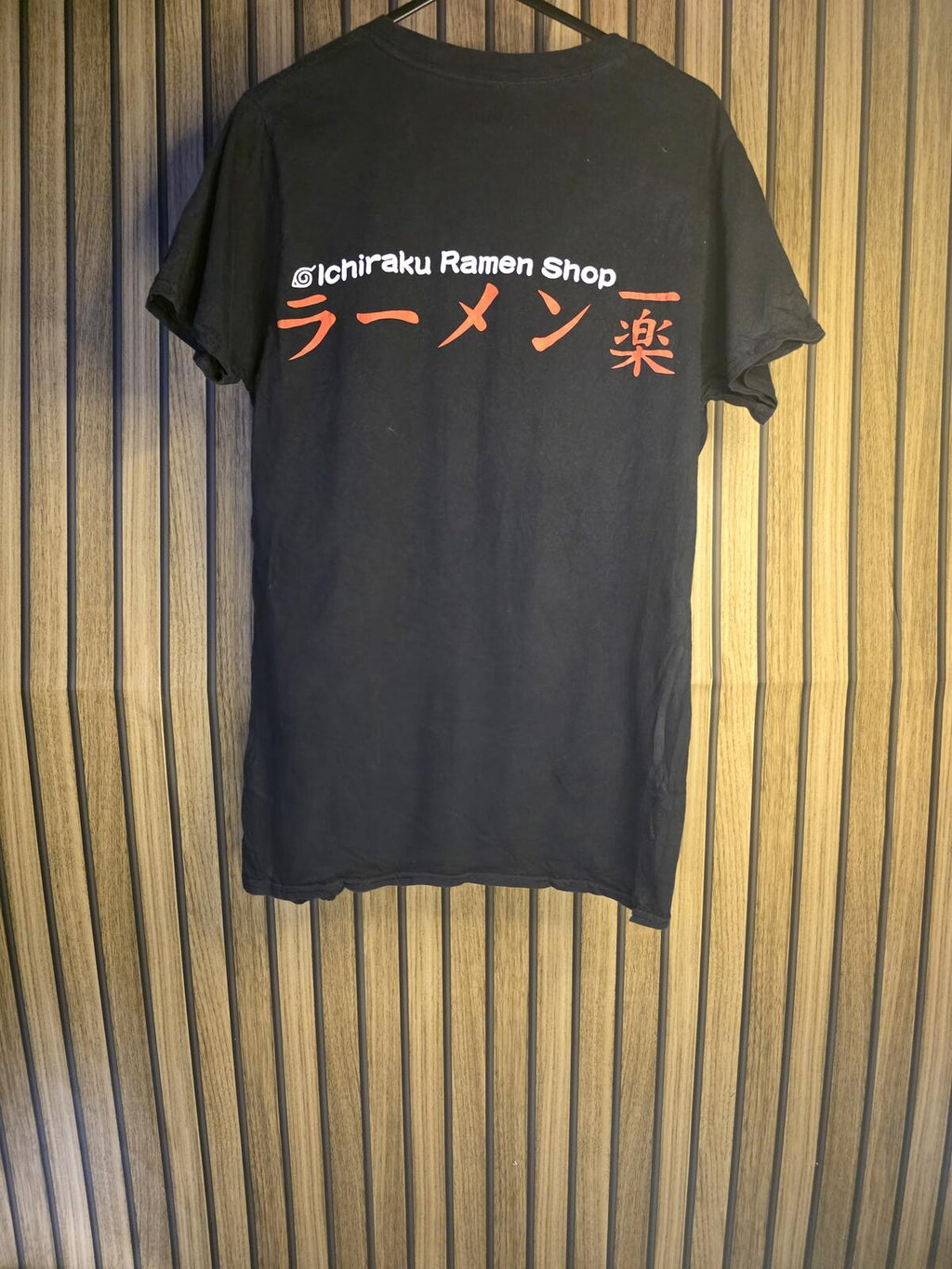 Naruto Anime Graphic T-shirt Black Small