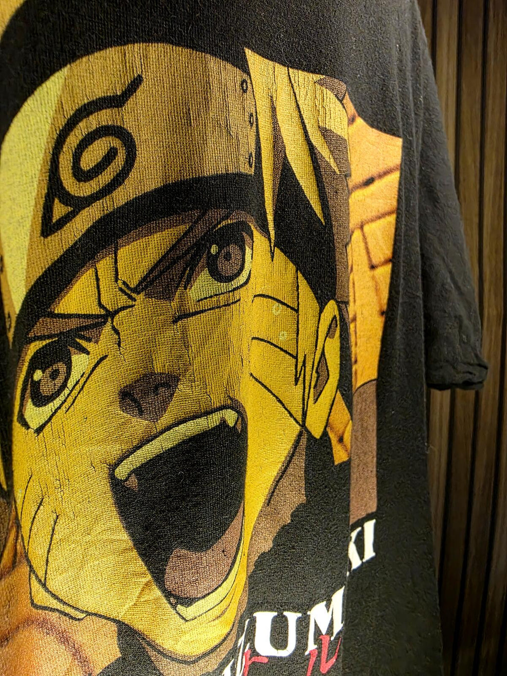 Naruto Shippuden Graphic T-Shirt Black Medium