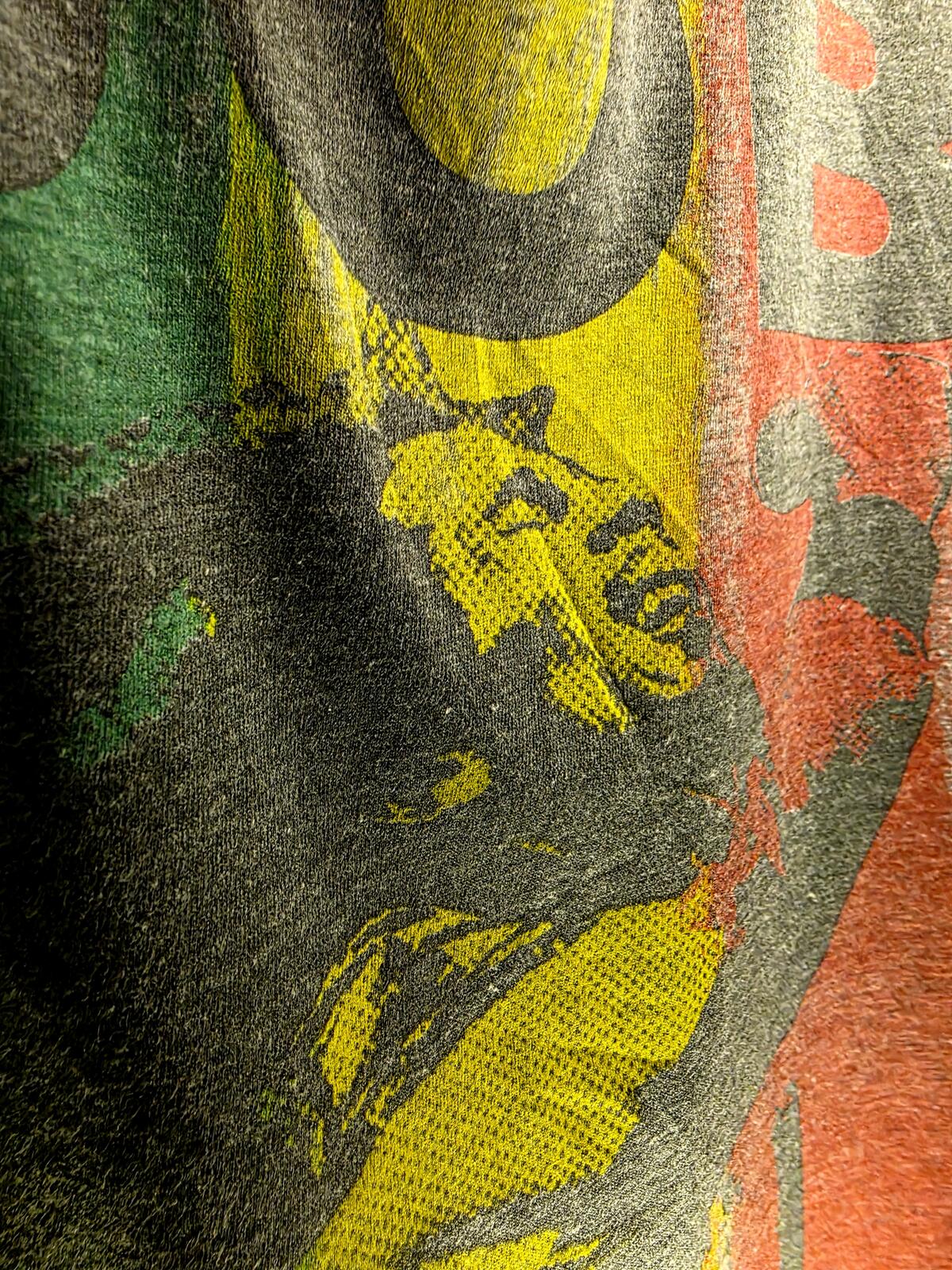 Zion Rootswear Bob Marley Graphic T-Shirt Grey Large