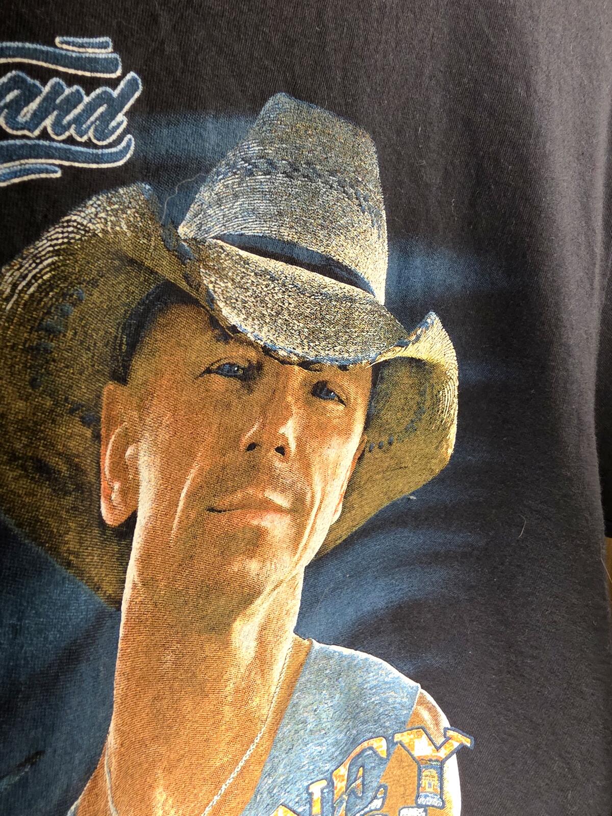 Kenny Chesney Here and Now Tour 2022 Black Graphic T-Shirt Size Small