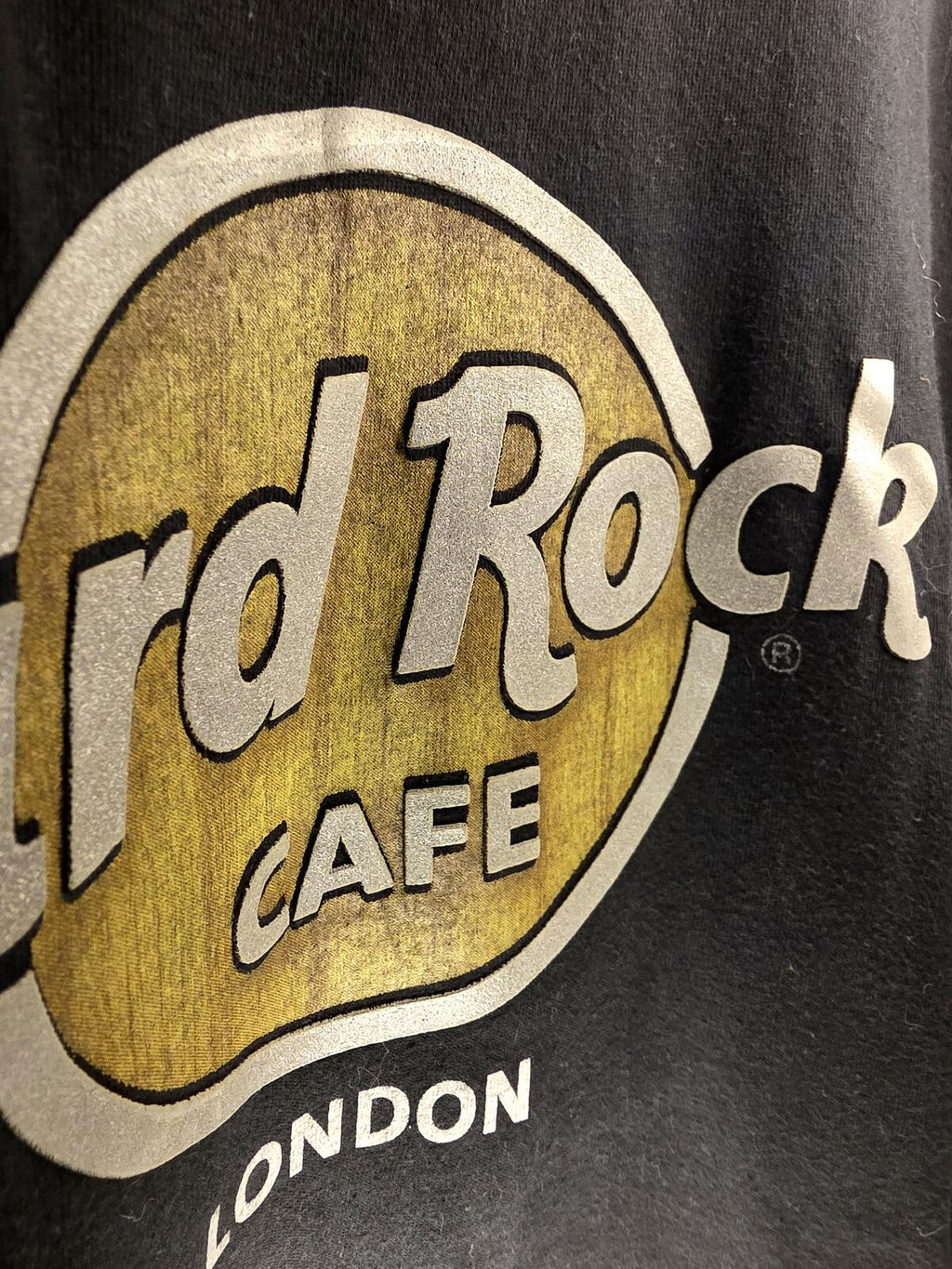 Hard Rock Cafe London Black Graphic T-Shirt Small