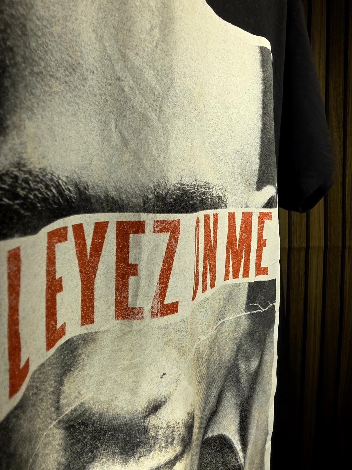 2Pac All Eyez On Me Graphic T-Shirt Black Size S