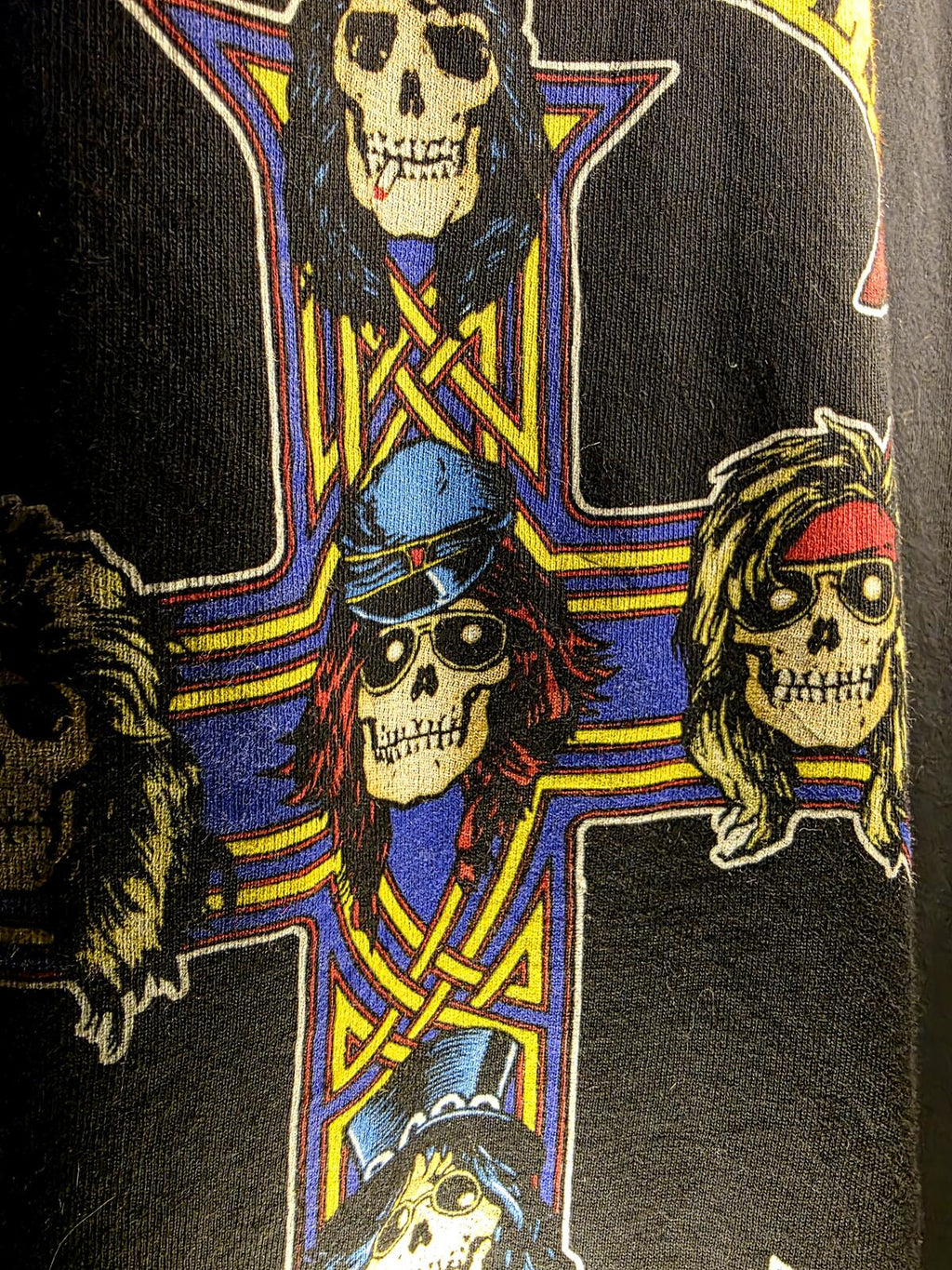 Hanes Guns N' Roses Appetite for Destruction T-Shirt Black Size S