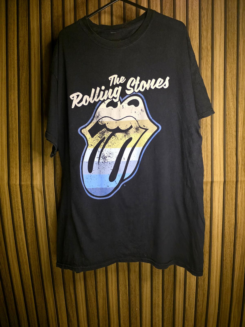 The Rolling Stones Black Graphic Logo T-Shirt Size M
