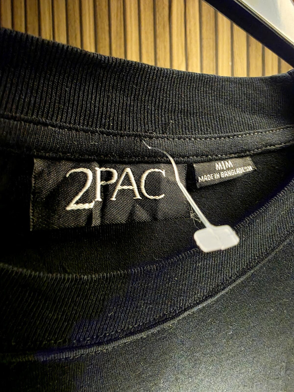 2PAC Long Sleeve T-Shirt What of Fame Black Medium