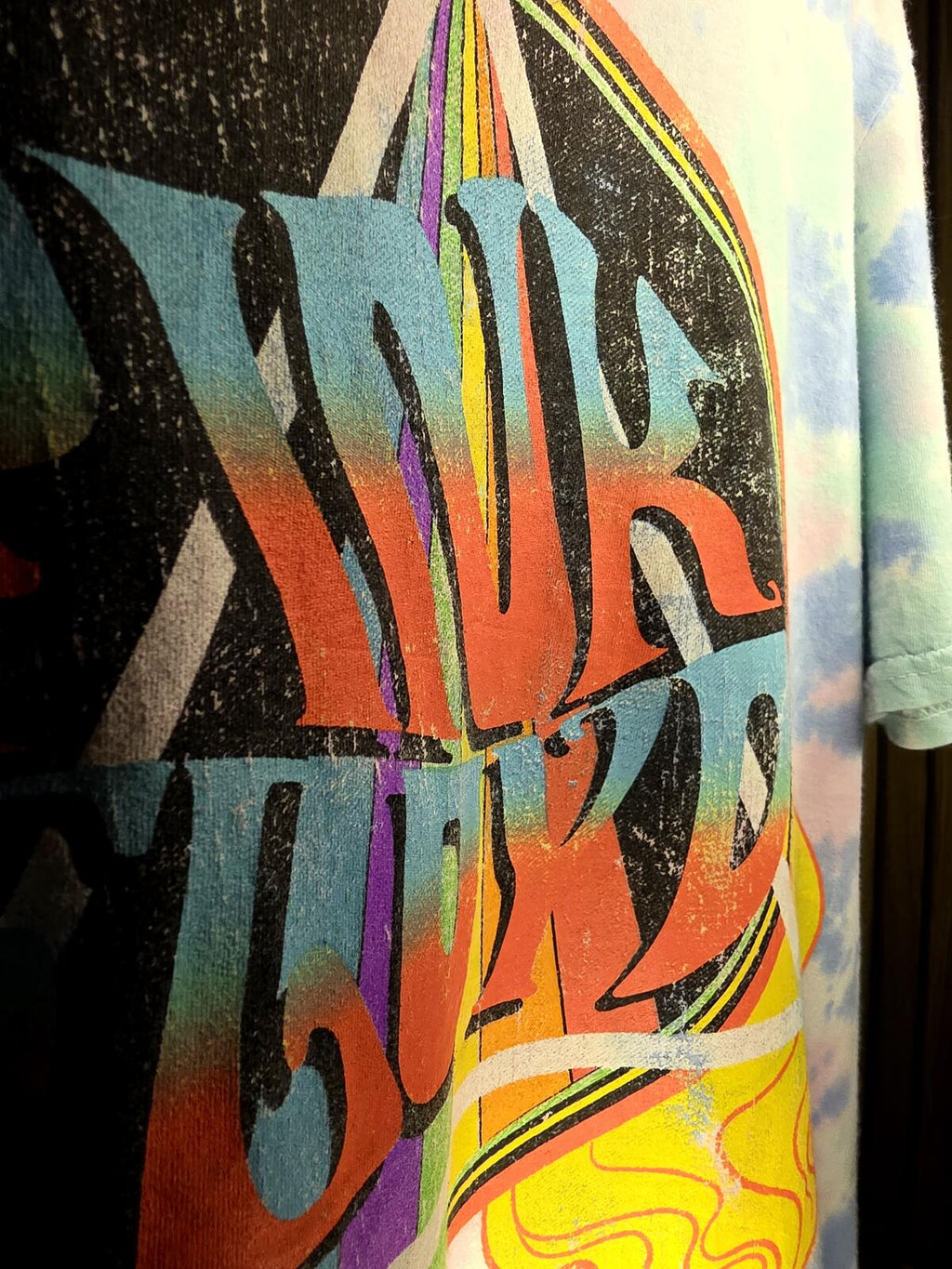 Pink Floyd Tie-Dye T-Shirt London 1973 Multi Medium