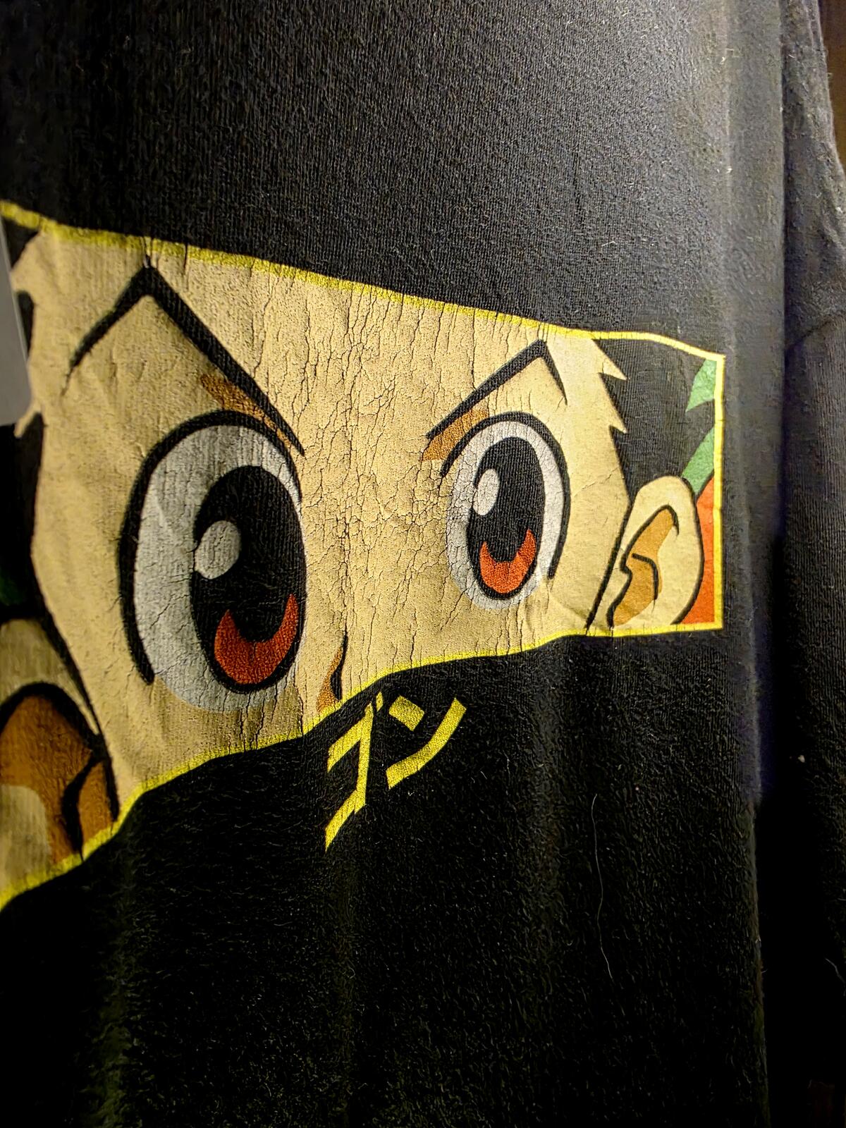 Hunter x Hunter Gon Anime Black T-Shirt XL