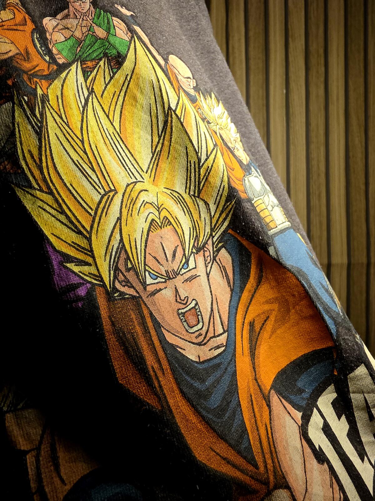 Dragon Ball Z Team Awesome Graphic T-Shirt Grey Medium