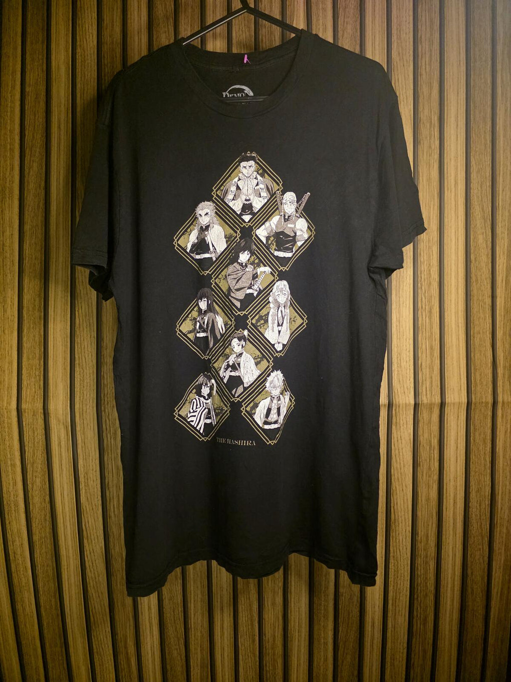 Demon Slayer Graphic T-Shirt Black Medium