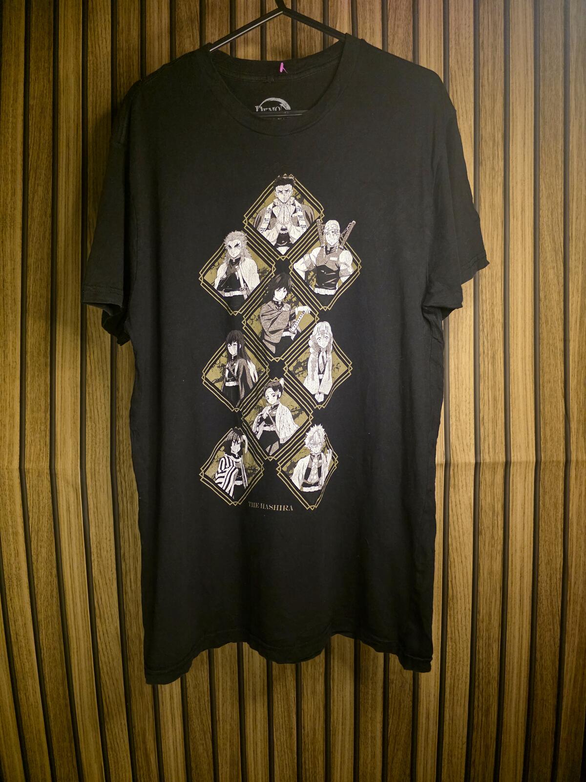 Demon Slayer Graphic T-Shirt Black Medium