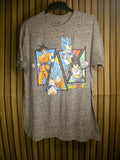 Dragon Ball Super Men's T-shirt Grey Graphic Print Size L