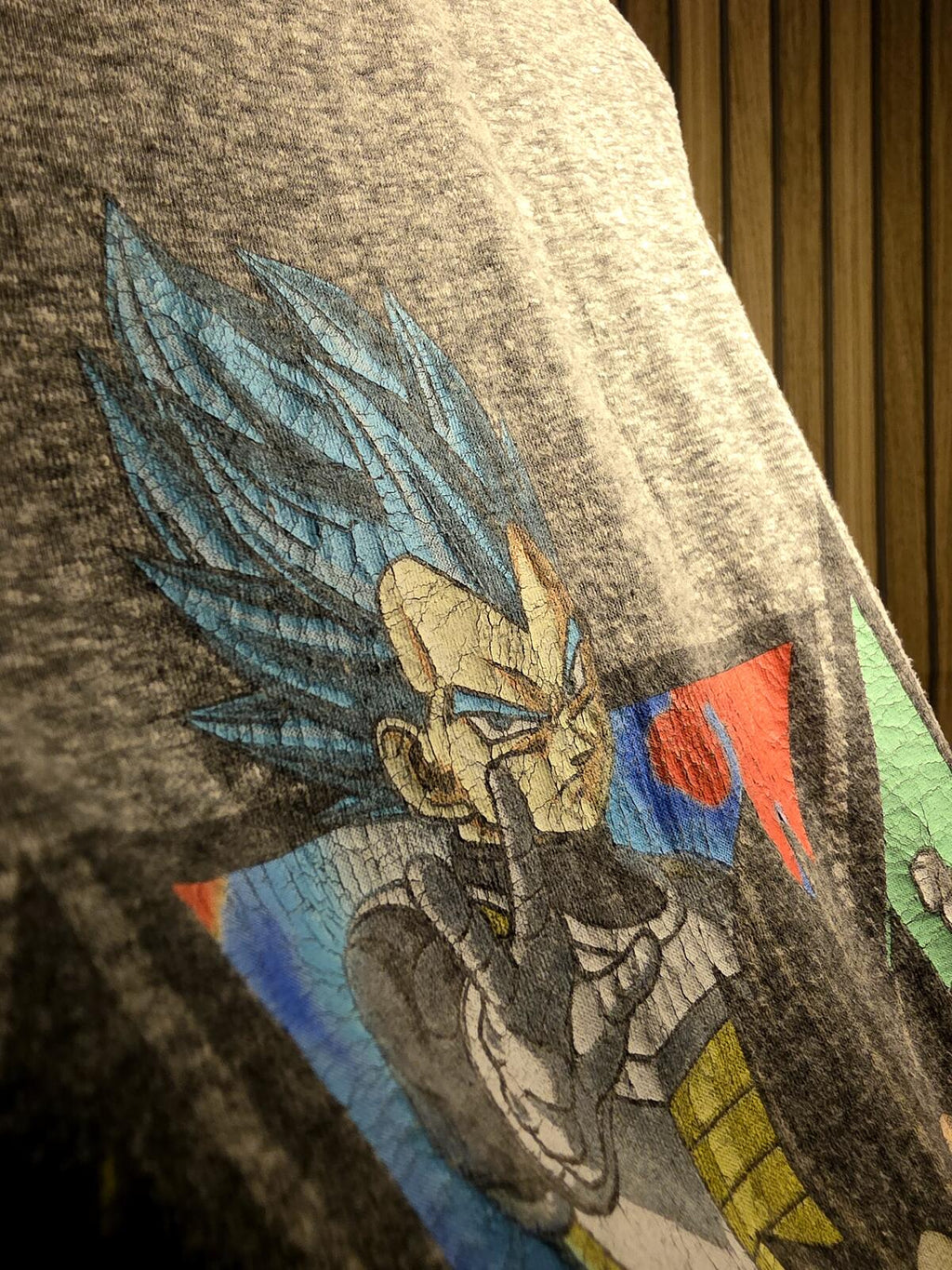 Dragon Ball Super Men's T-shirt Grey Graphic Print Size L