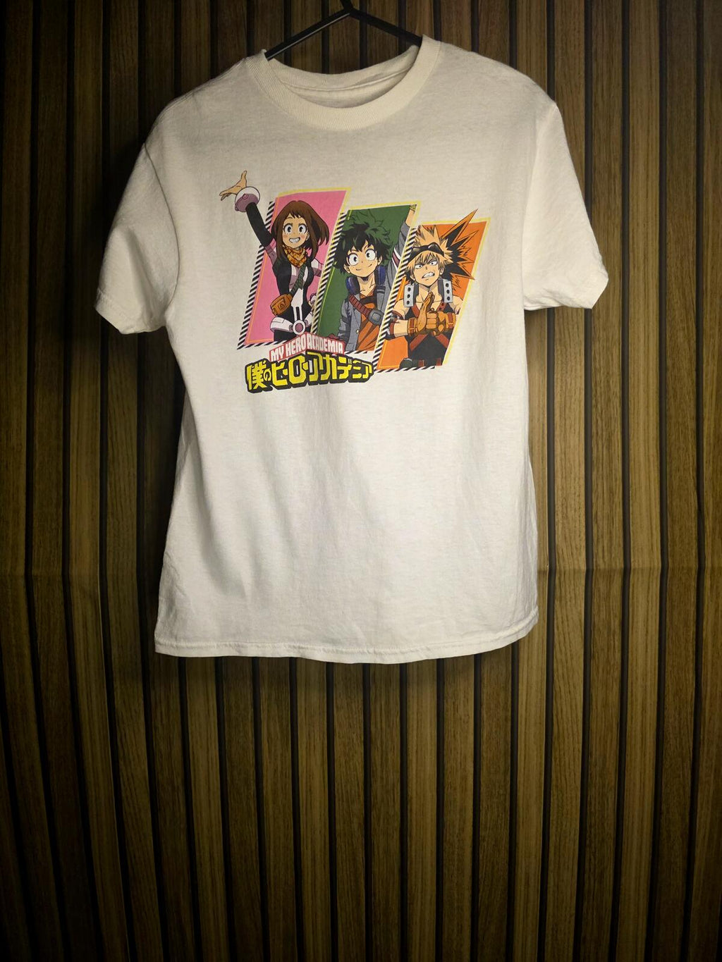 My Hero Academia Anime Graphic T-Shirt White Size S