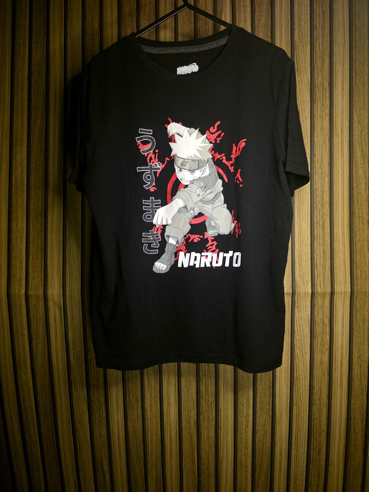 Naruto Graphic T-Shirt Black XL/14-16